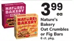 ACME Nature's Bakery Oat Crumbles or Fig Bars offer