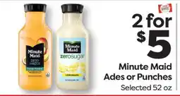 Weis Markets Minute Maid Ades or Punches offer