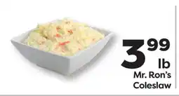 Weis Markets Mr. Ron's Coleslaw offer