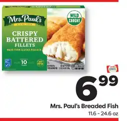 Weis Markets Mrs. Paul's Breaded Fish offer