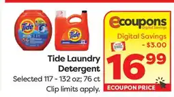 Weis Markets Tide Laundry Detergent offer