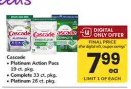 ACME Cascade Platinum Action Pacs 19 ct. pkg. Complete 33 ct. pkg. Platinum 26 ct. pkg offer