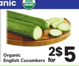 ACME Organic English Cucumbers offer