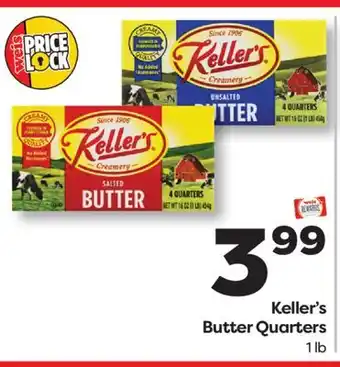 Weis Markets Keller's Butter Quarters offer