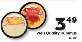 Weis Markets Weis Quality Hummus offer