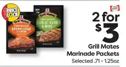 Weis Markets Grill Mates Marinade Packets offer