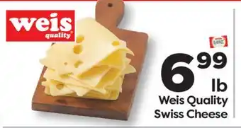 Weis Markets Weis Quality Swiss Cheese offer