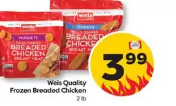Weis Markets Weis Quality Frozen Breaded Chicken offer