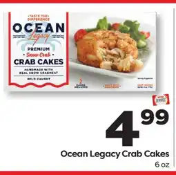 Weis Markets Ocean Legacy Crab Cakes offer