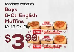 DeCicco & Sons Bays 6-Ct. English Muffins offer