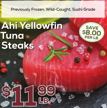 DeCicco & Sons Ahi Yellowfin Tuna Steaks offer