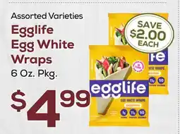DeCicco & Sons Egglife Egg White Wraps offer