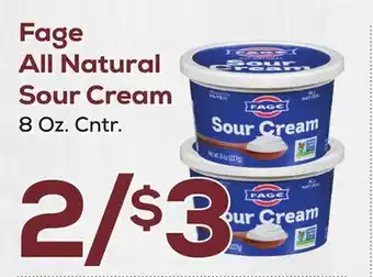 DeCicco & Sons Fage All Natural Sour Cream offer
