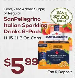 DeCicco & Sons SanPellegrino Italian Sparkling Drinks 6-Pack offer