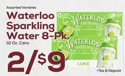 DeCicco & Sons Waterloo Sparkling Water 8-Pk offer