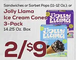 DeCicco & Sons Jolly Llama Ice Cream Cones 3-Pack offer
