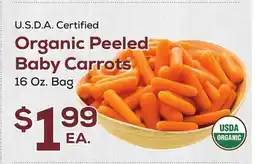 DeCicco & Sons Organic Peeled Baby Carrots offer