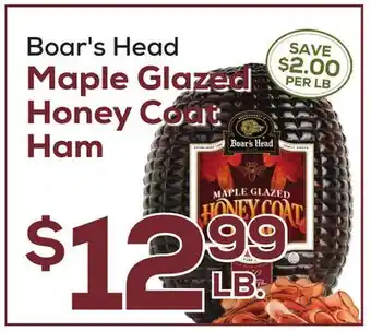 DeCicco & Sons Boar's Head Maple Glazed Honey Coat Ham offer