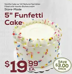DeCicco & Sons 5 Funfetti Cake offer
