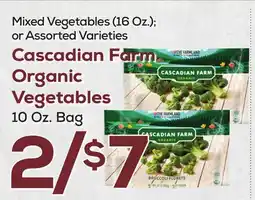 DeCicco & Sons Cascadian Farm Organic Vegetables 10 Oz. Bag offer