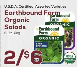 DeCicco & Sons Earthbound Farm Organic Salads offer