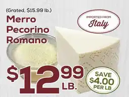 DeCicco & Sons Merro Pecorino Romano offer
