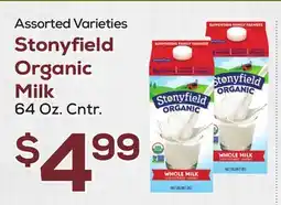 DeCicco & Sons Stonyfield Organic Milk offer