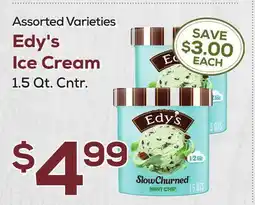 DeCicco & Sons Edy's Ice Cream offer