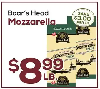 DeCicco & Sons Boar's Head Mozzarella offer