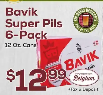 DeCicco & Sons Bavik Super Pils 6-Pack offer