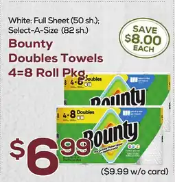 DeCicco & Sons Bounty Doubles Towels offer
