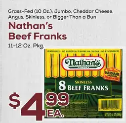 DeCicco & Sons Nathan's Beef Franks offer