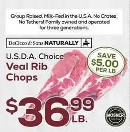 DeCicco & Sons DeCicco & Sons Veal Rib Chops offer