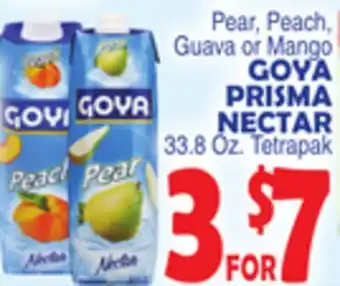 Bravo Supermarkets GOYA PRISMA NECTAR offer