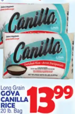 Bravo Supermarkets GOYA CANILLA RICE offer