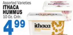 Bravo Supermarkets ITHACA HUMMUS offer