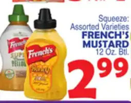Bravo Supermarkets FRENCH'S MUSTARD offer