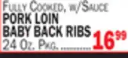 Bravo Supermarkets PORK LOIN BABY BACK RIBS offer