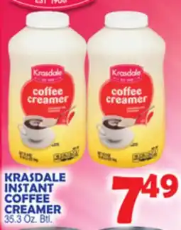 Bravo Supermarkets KRASDALE INSTANT COFFEE CREAMER offer