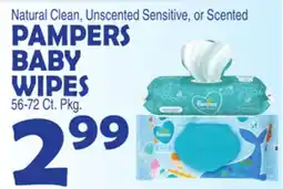 Bravo Supermarkets PAMPERS BABY WIPES offer