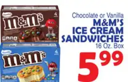 Bravo Supermarkets M&M'S ICE CREAM SANDWICHES offer