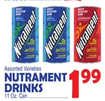 Bravo Supermarkets NUTRAMENT DRINKS offer