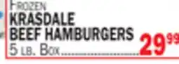 Bravo Supermarkets KRASDALE BEEF HAMBURGERS offer