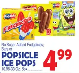 Bravo Supermarkets POPSICLE ICE POPS offer