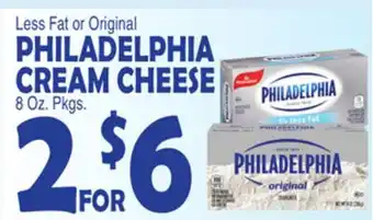 Bravo Supermarkets PHILADELPHIA CREAM CHEESE offer