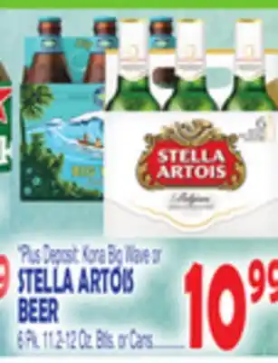 Bravo Supermarkets STELLA ARTOIS BEER offer