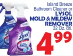 Bravo Supermarkets LYSOL MOLD & MILDEW REMOVER offer