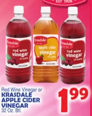 Bravo Supermarkets KRASDALE APPLE CIDER VINEGAR offer