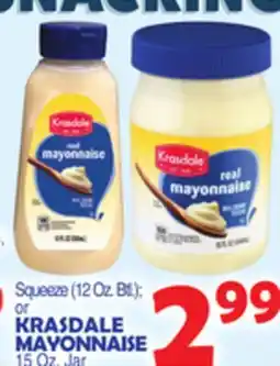 Bravo Supermarkets KRASDALE MAYONNAISE offer