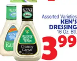 Bravo Supermarkets KEN'S DRESSING offer